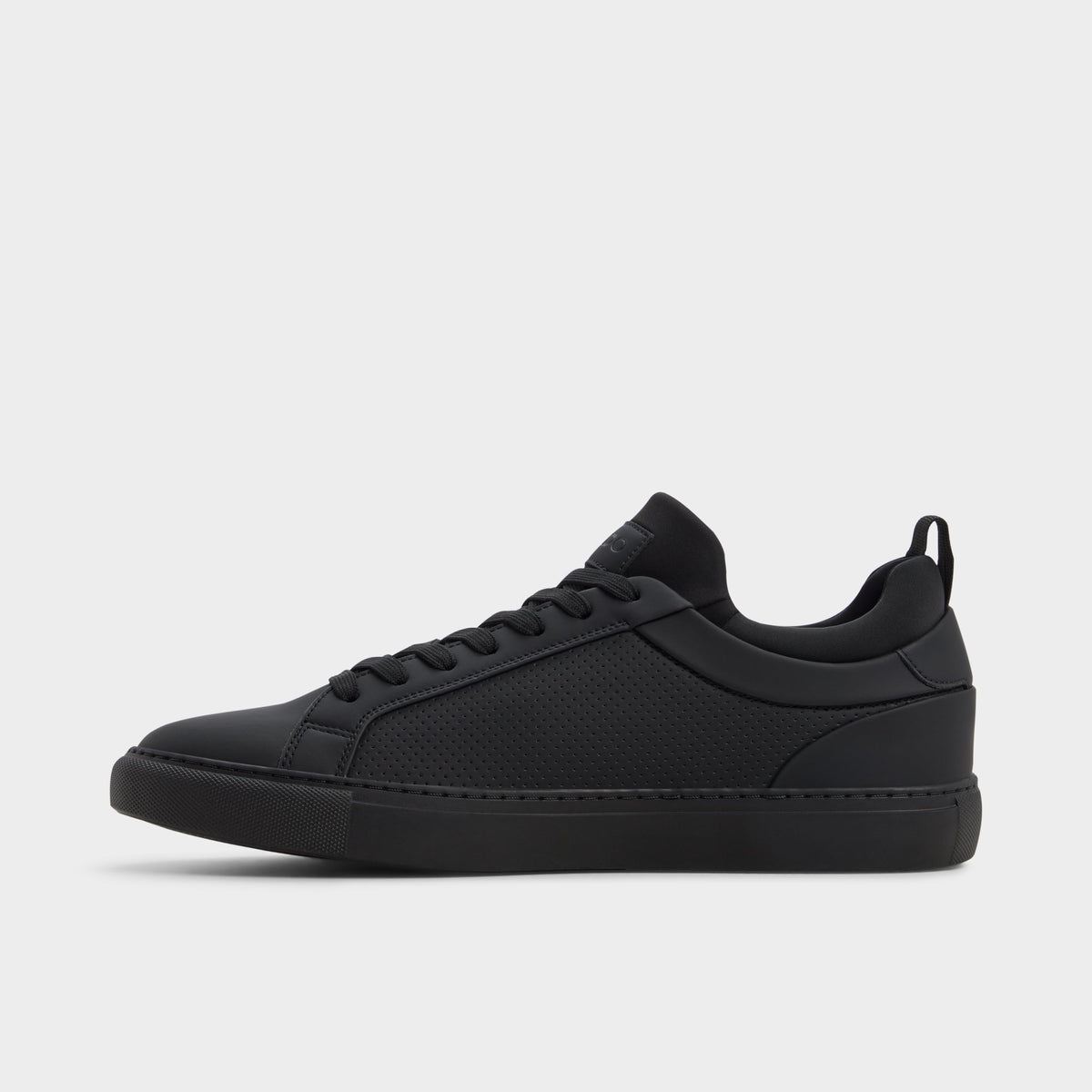 Side view of Other black Xavier Low top sneaker