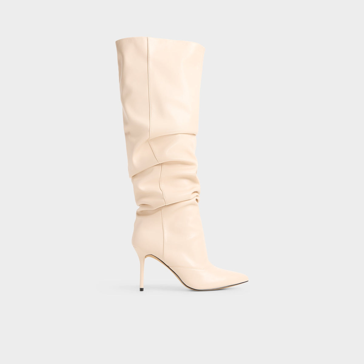 Main View of Cream Daroba Over-the-knee boot for Womens