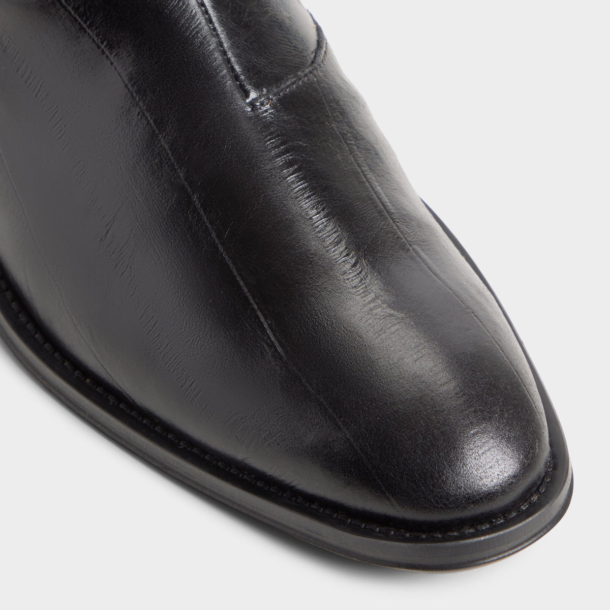 Close-up of the Other black Calder Ankle boot