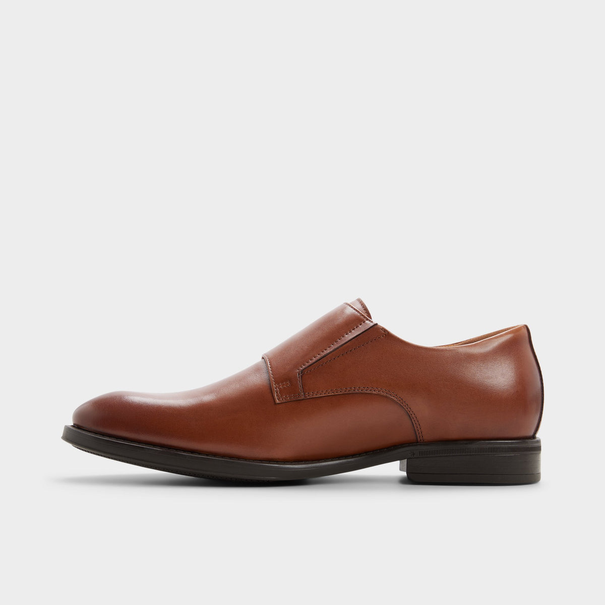 Side view of Cognac Gomez Monkstrap