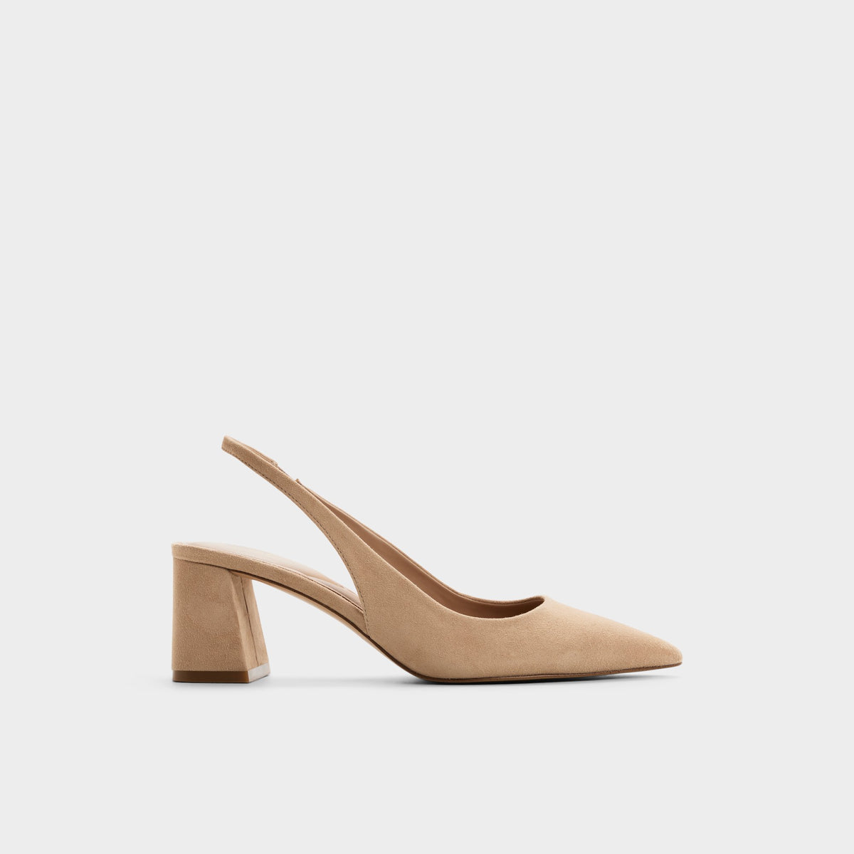 Main View of Medium beige Uliana Slingback block heel for Womens