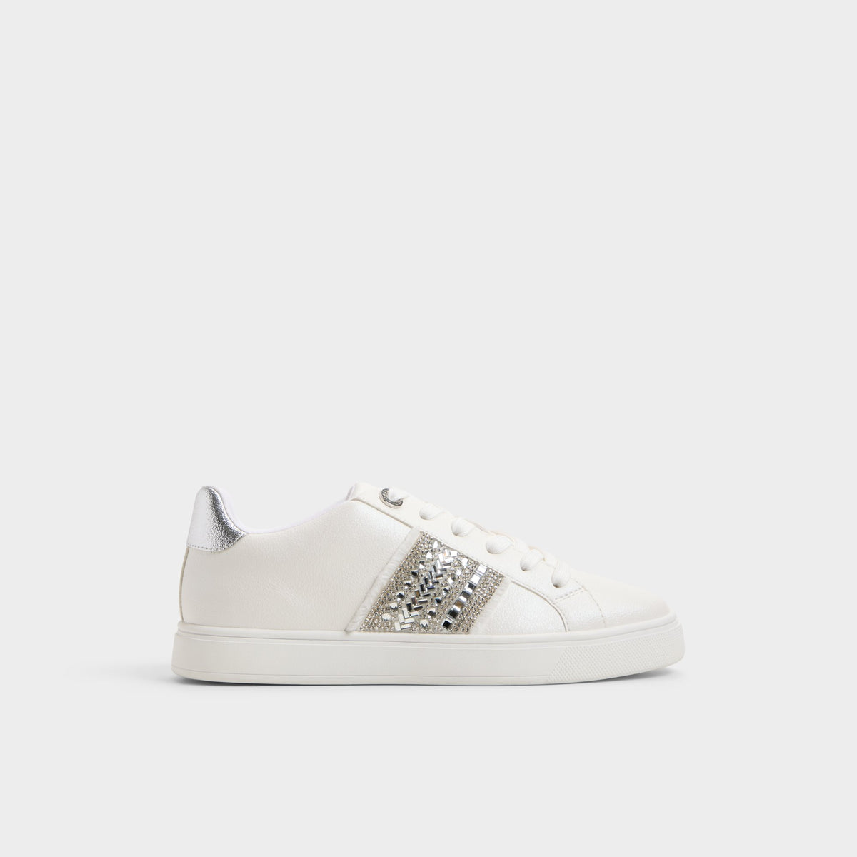 Main View of White/silver Palazzi  for Womens