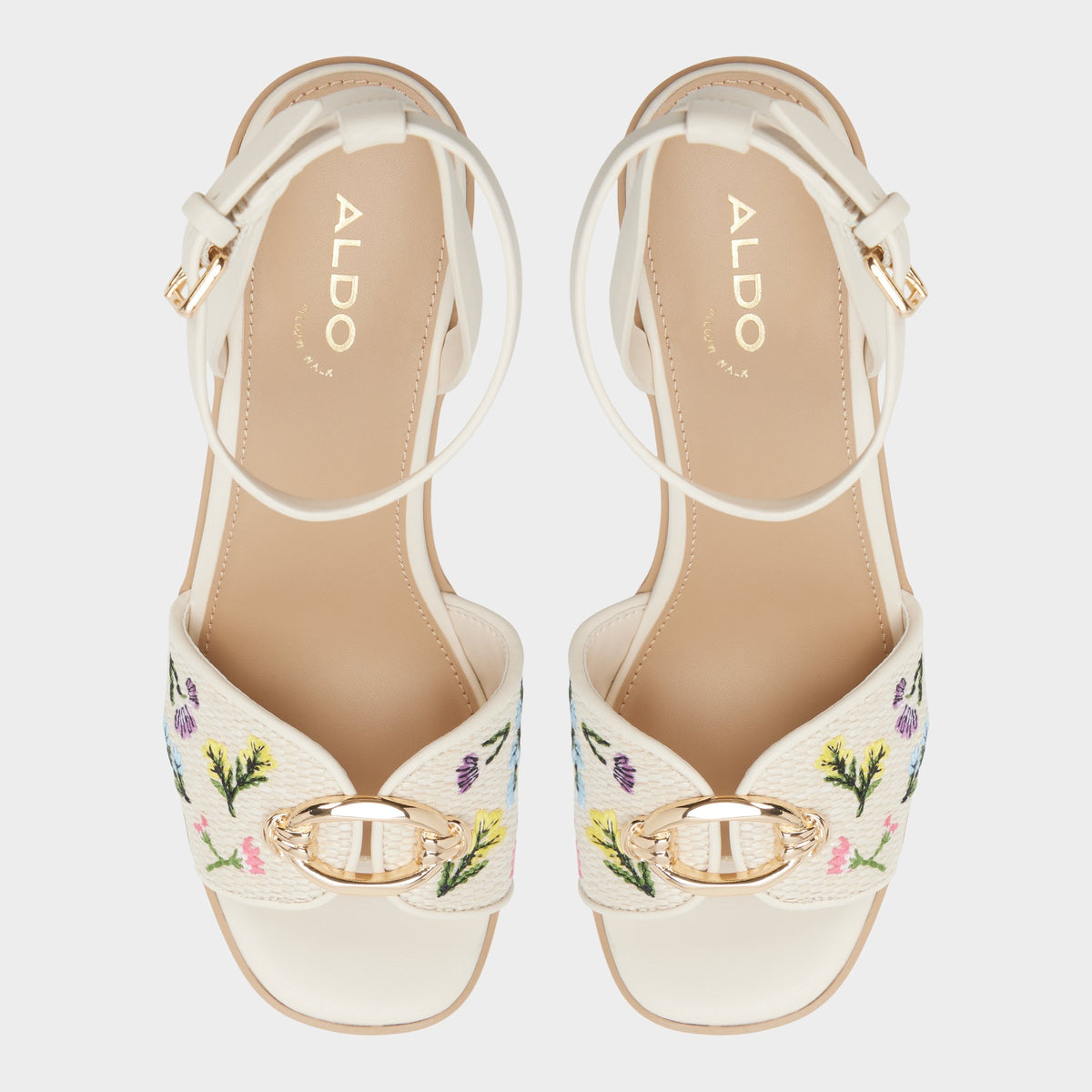 Top-down view of the Multi Carrabririel Wedge sandal