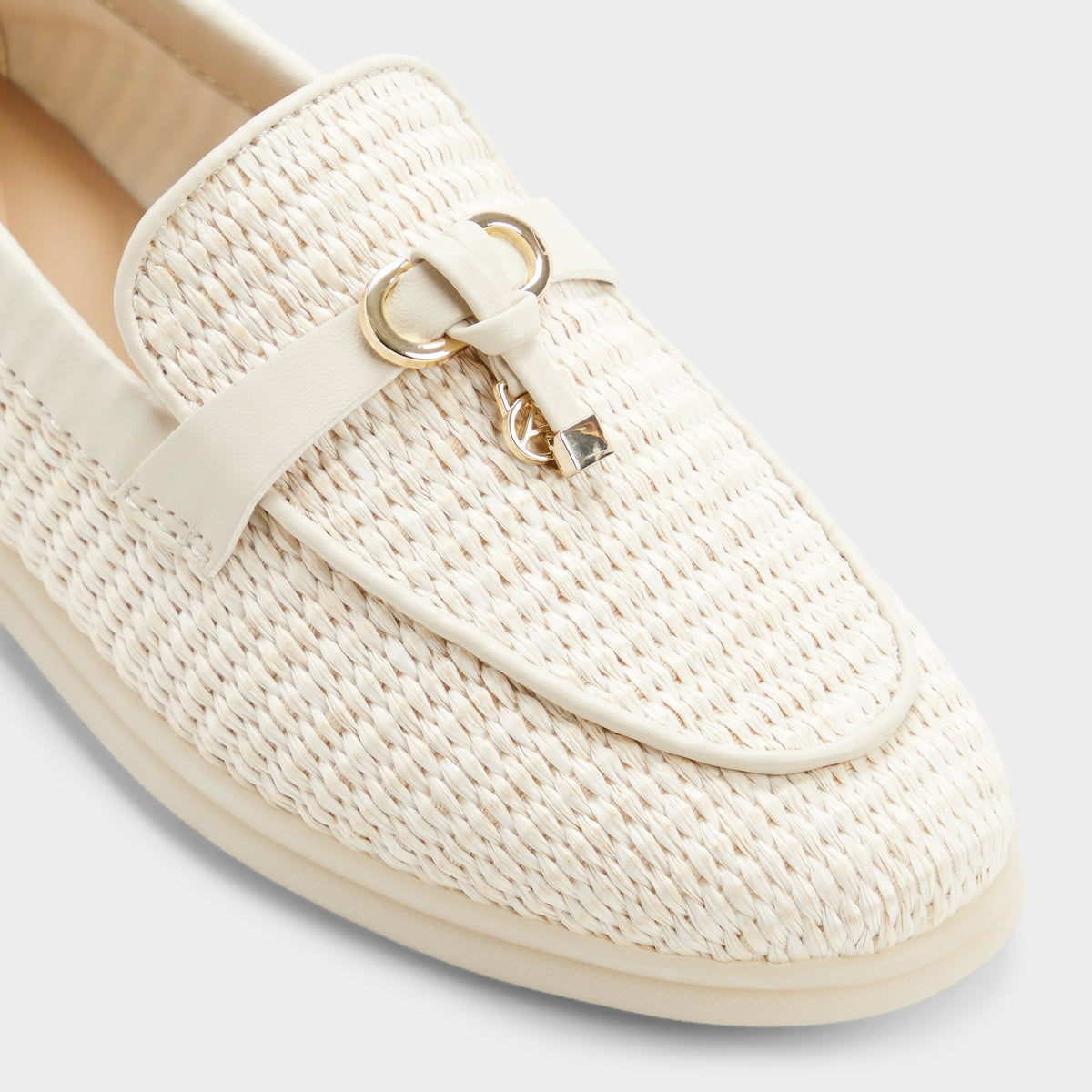 Close-up of the Cream Creras Loafer
