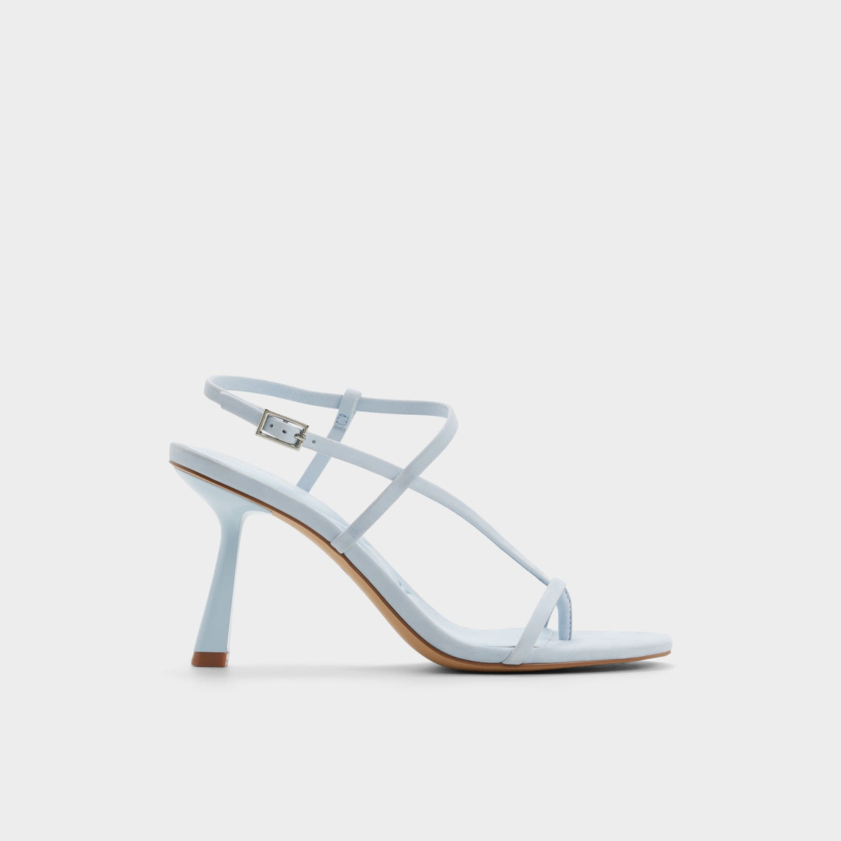 Main View of Light blue Nallia Strappy thong sandal for Womens