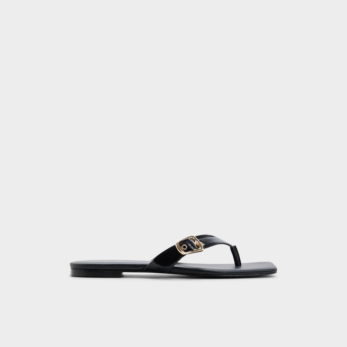Main View of Black Leonnia Flip flop for Womens