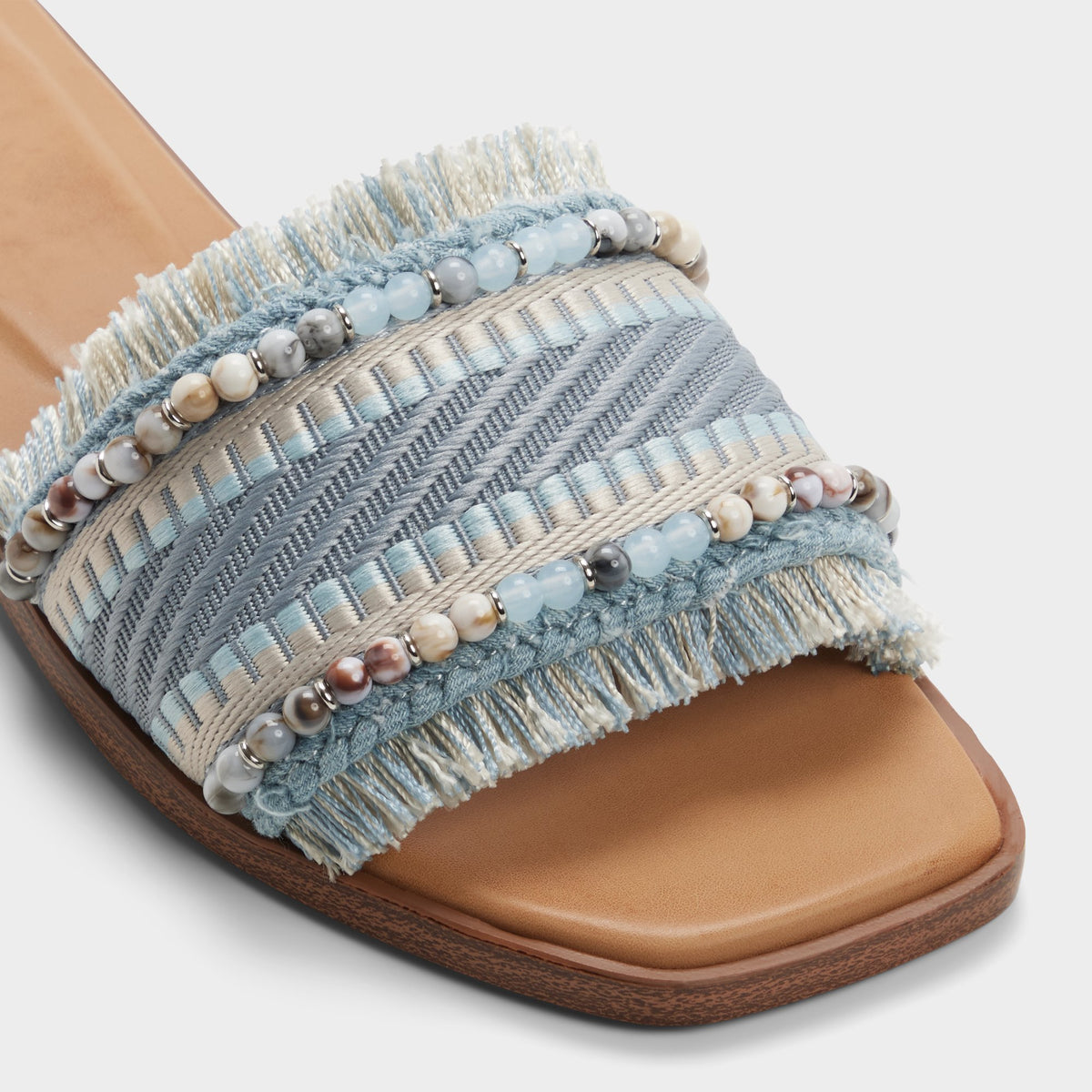 Gros plan de la Autre bleu Aurana Slide sandal