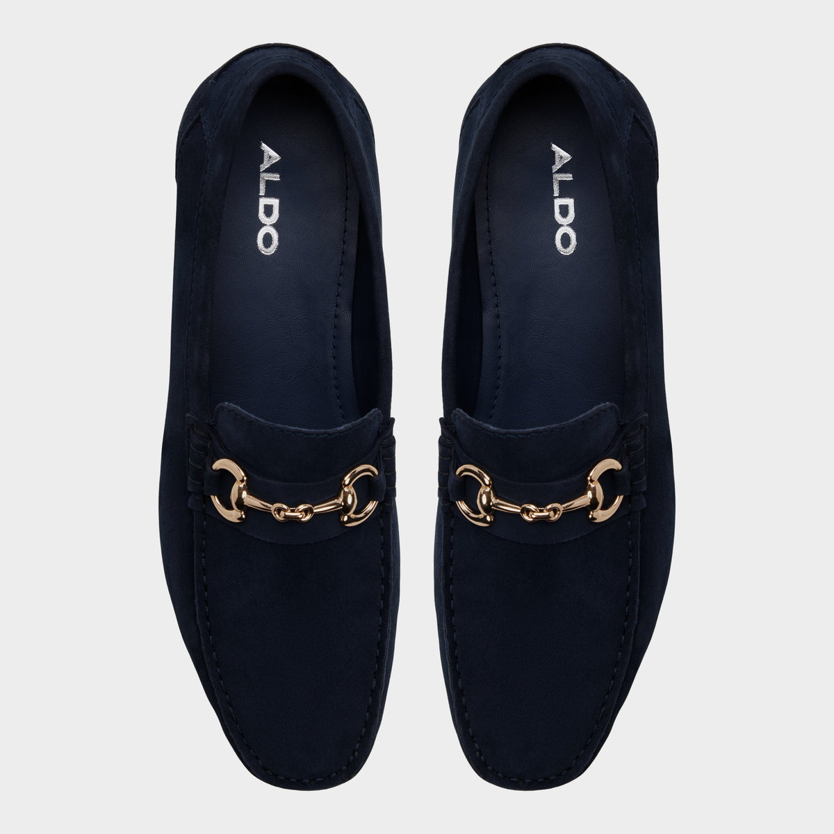Top-down view of the Navy Sudano Slip-on