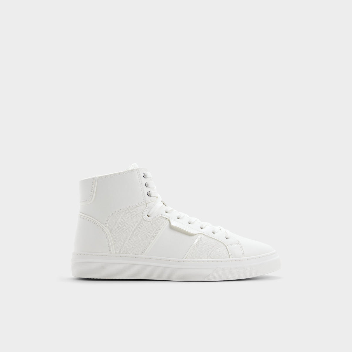 Main View of White Jenner High top sneaker for Mens