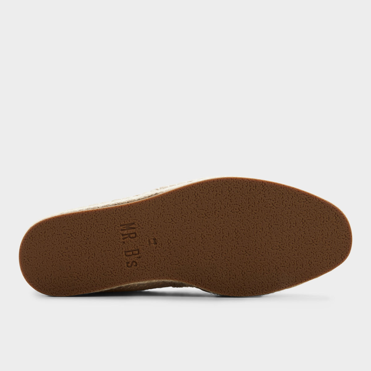 View of Ivory Carmo Espadrille's sole