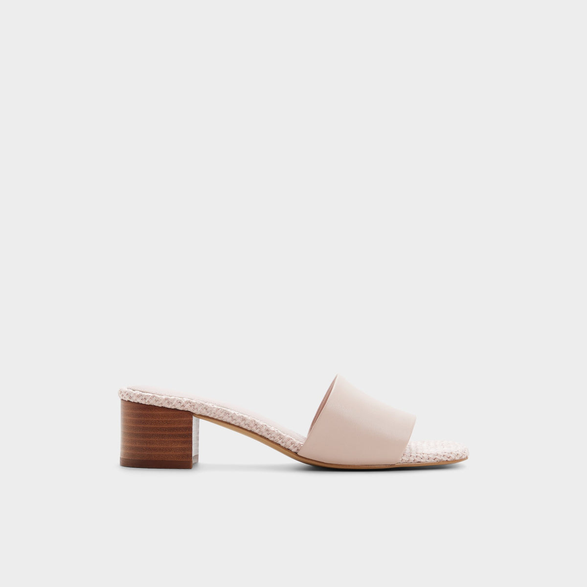 Main View of Other pink Claudina Heeled mule for Womens