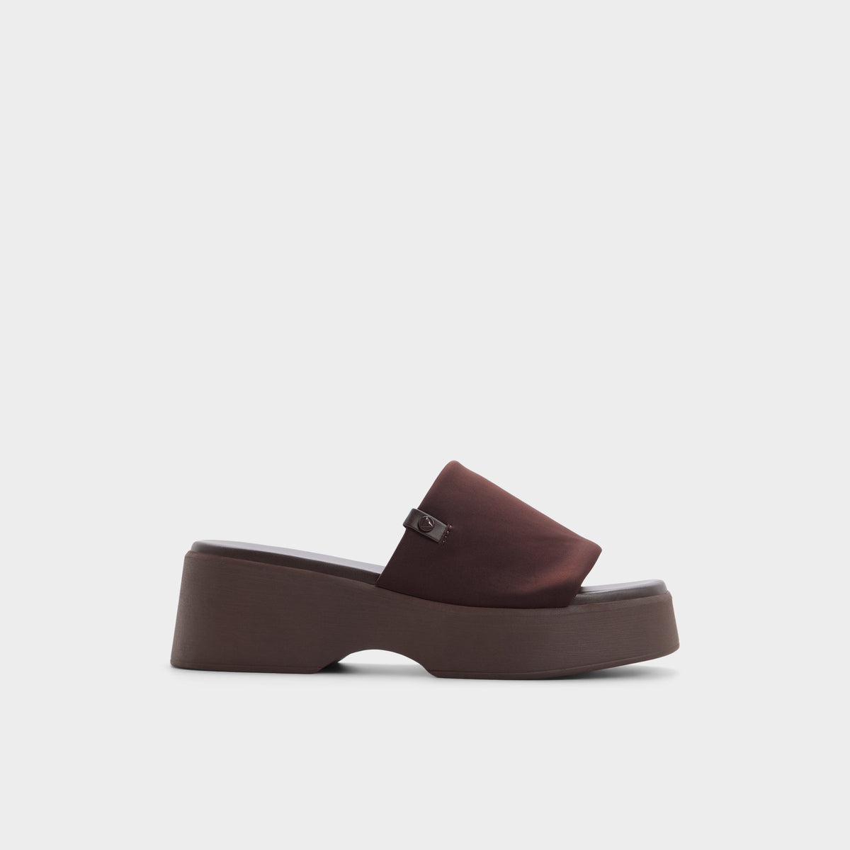 Main View of Dark brown Yassu Wedge sandal for Womens
