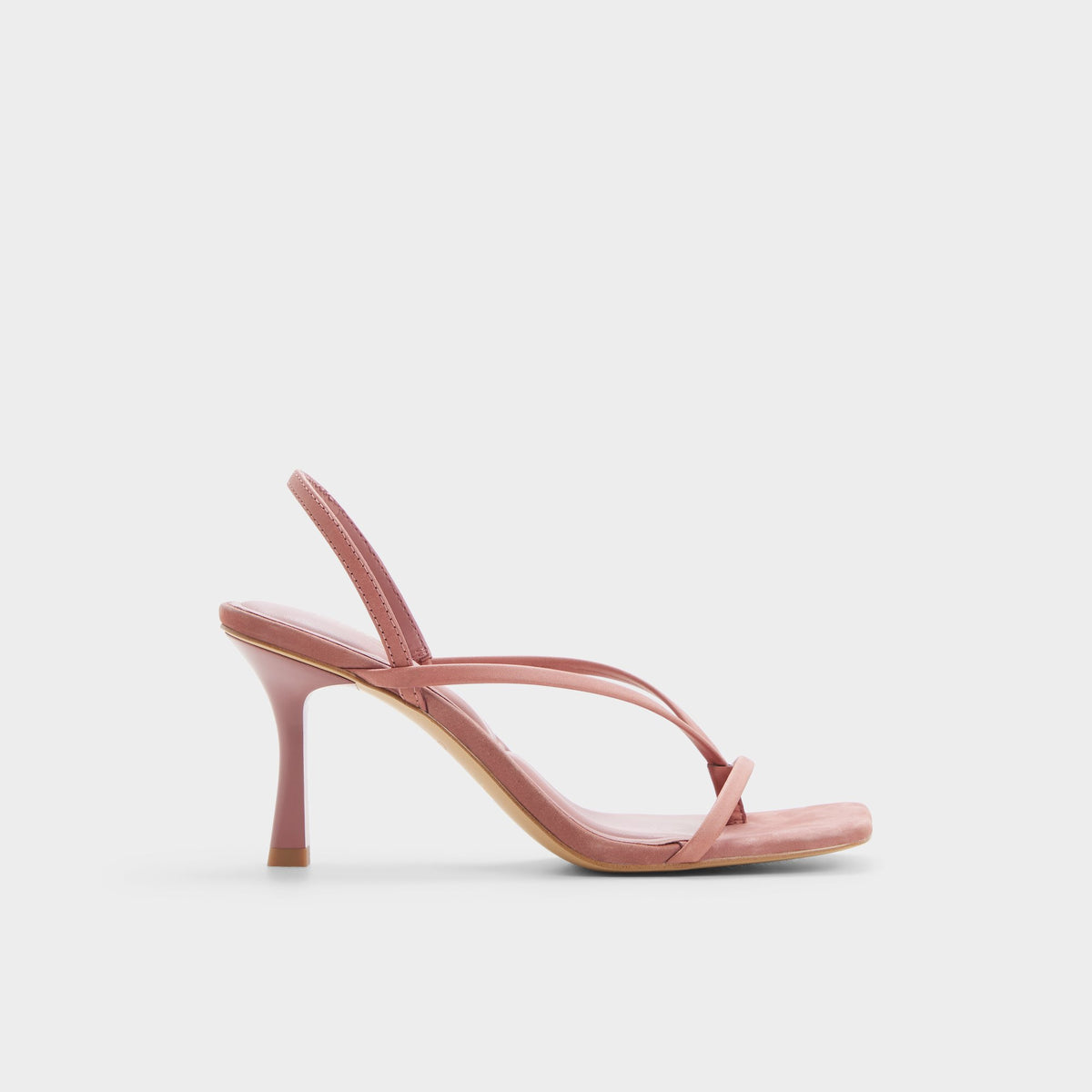 Main View of Medium pink Riva Slingback heeled sandal for Womens