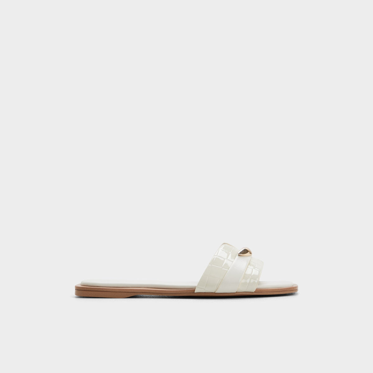 Main View of White/bone Briela Slide sandal for Womens