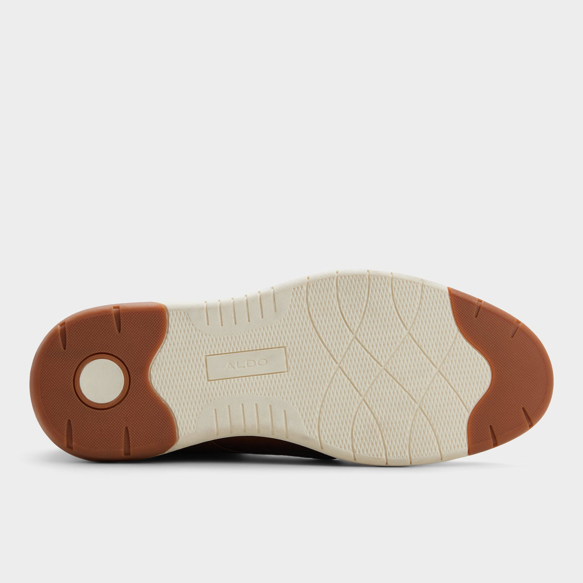 View of Cognac Kaplan Oxford shoe's sole