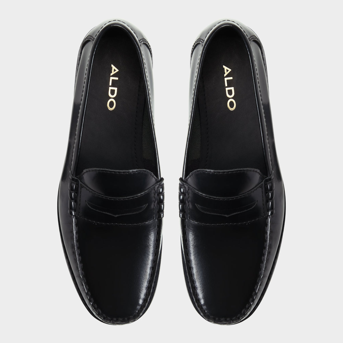 Top-down view of the Black Jarey Loafer