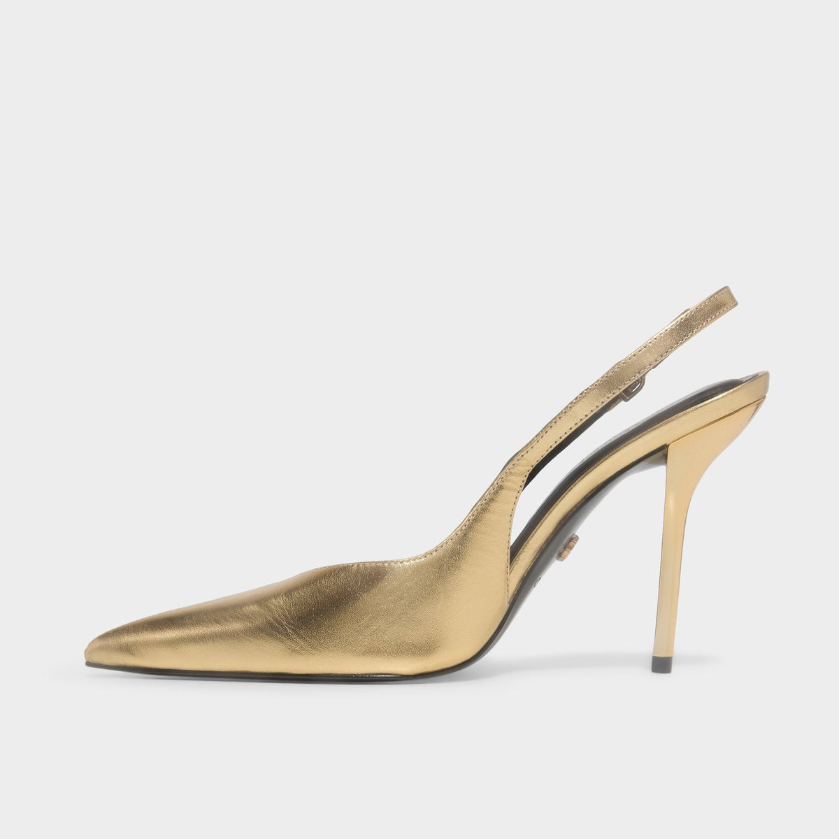 Vue latérale de Or ZUHAIR MURAD x ALDO Sandale à Bride Arrière
