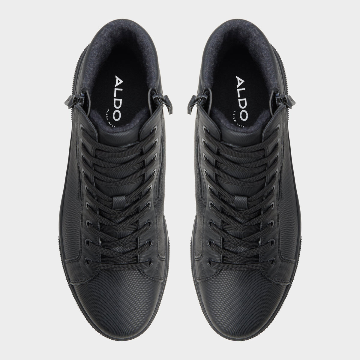 Top-down view of the Black Preralithh-l Oxford shoe