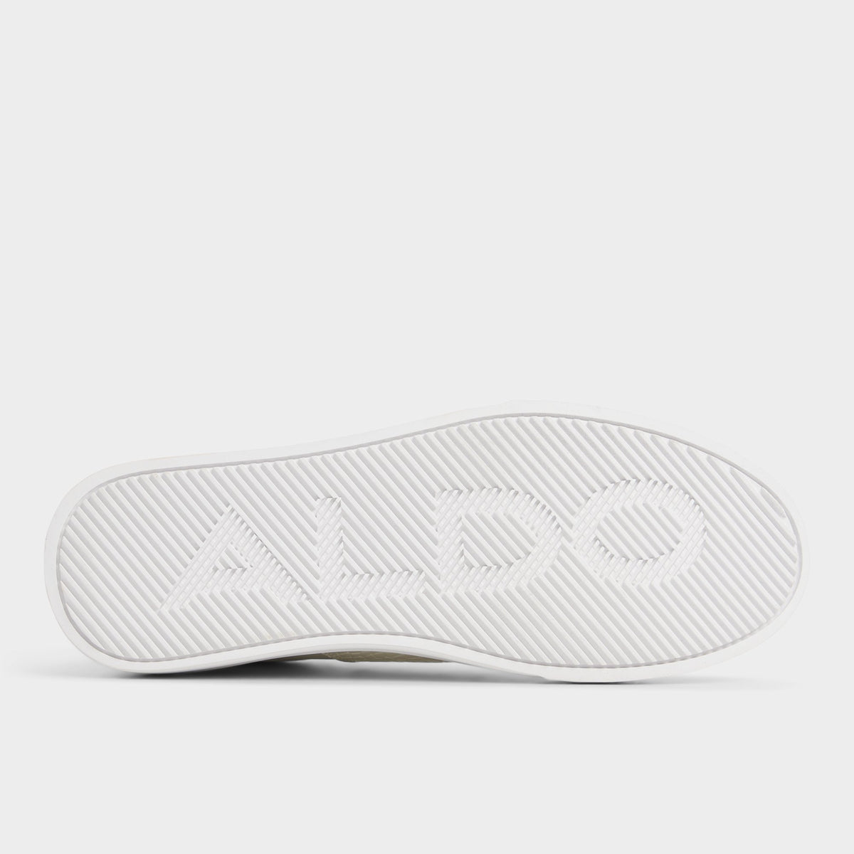 View of White Jaxton Low top sneaker's sole