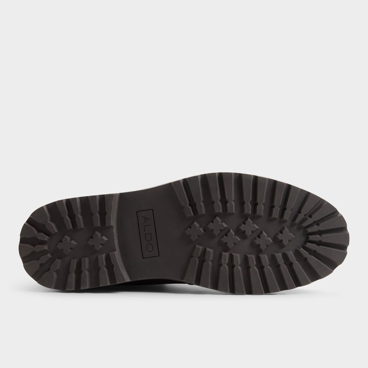 View of Dark brown Joshie Hiking boot's sole