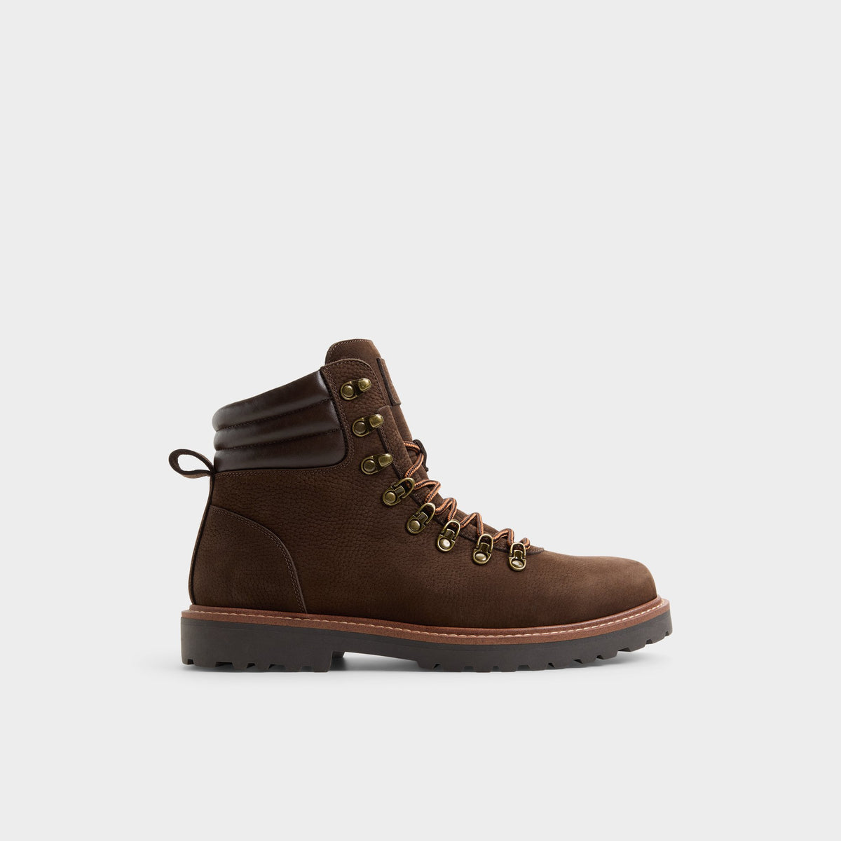 Main View of Dark brown Joshie Hiking boot for Mens