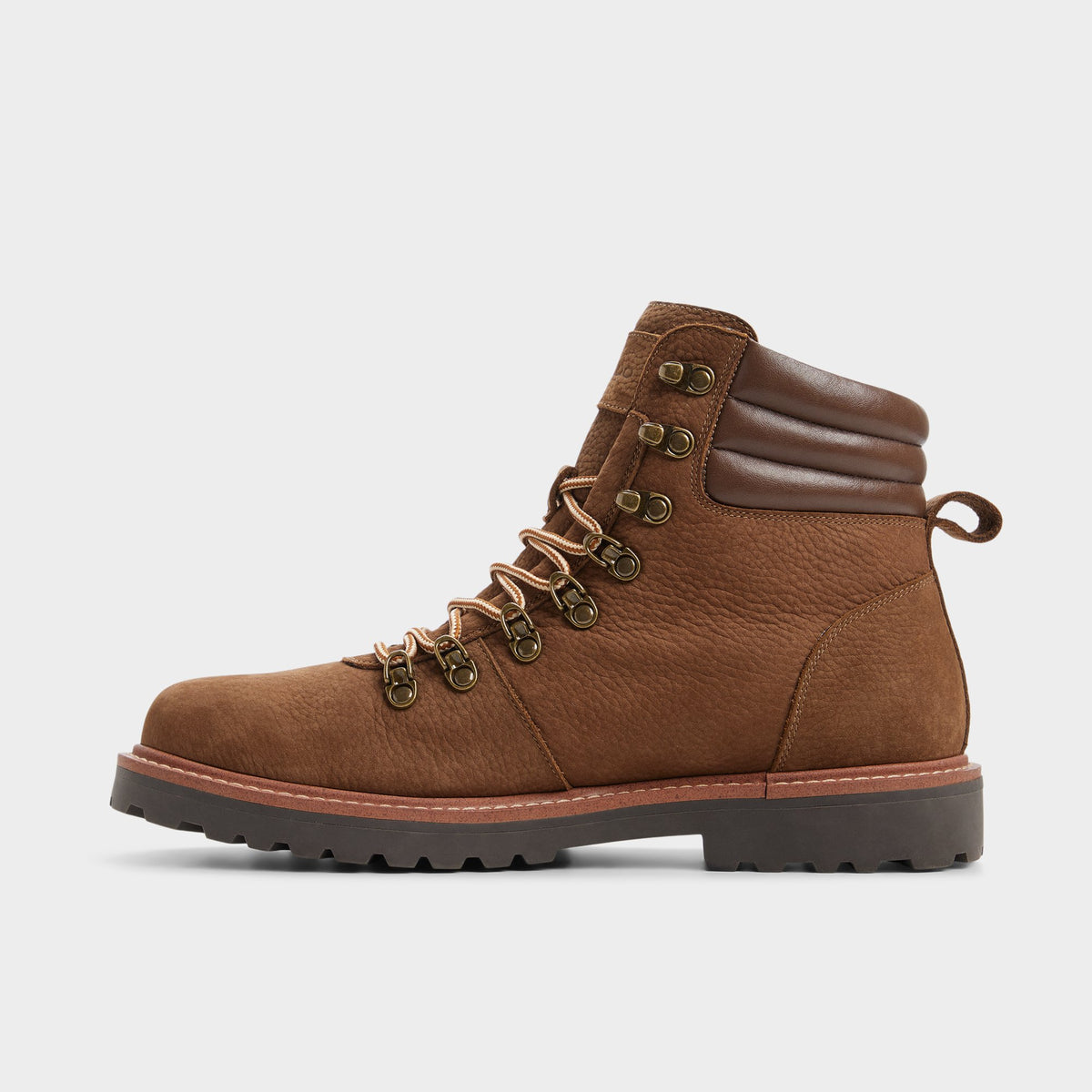 Side view of Taupe Joshie Hiking boot