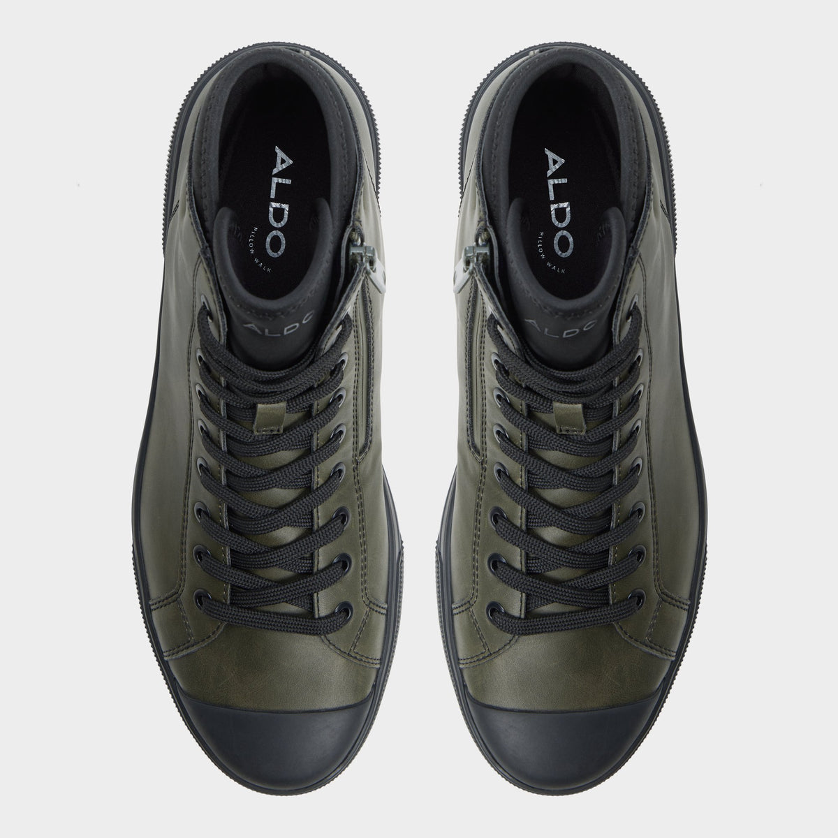 Top-down view of the Khaki Esttanqueiro Lace-up boot