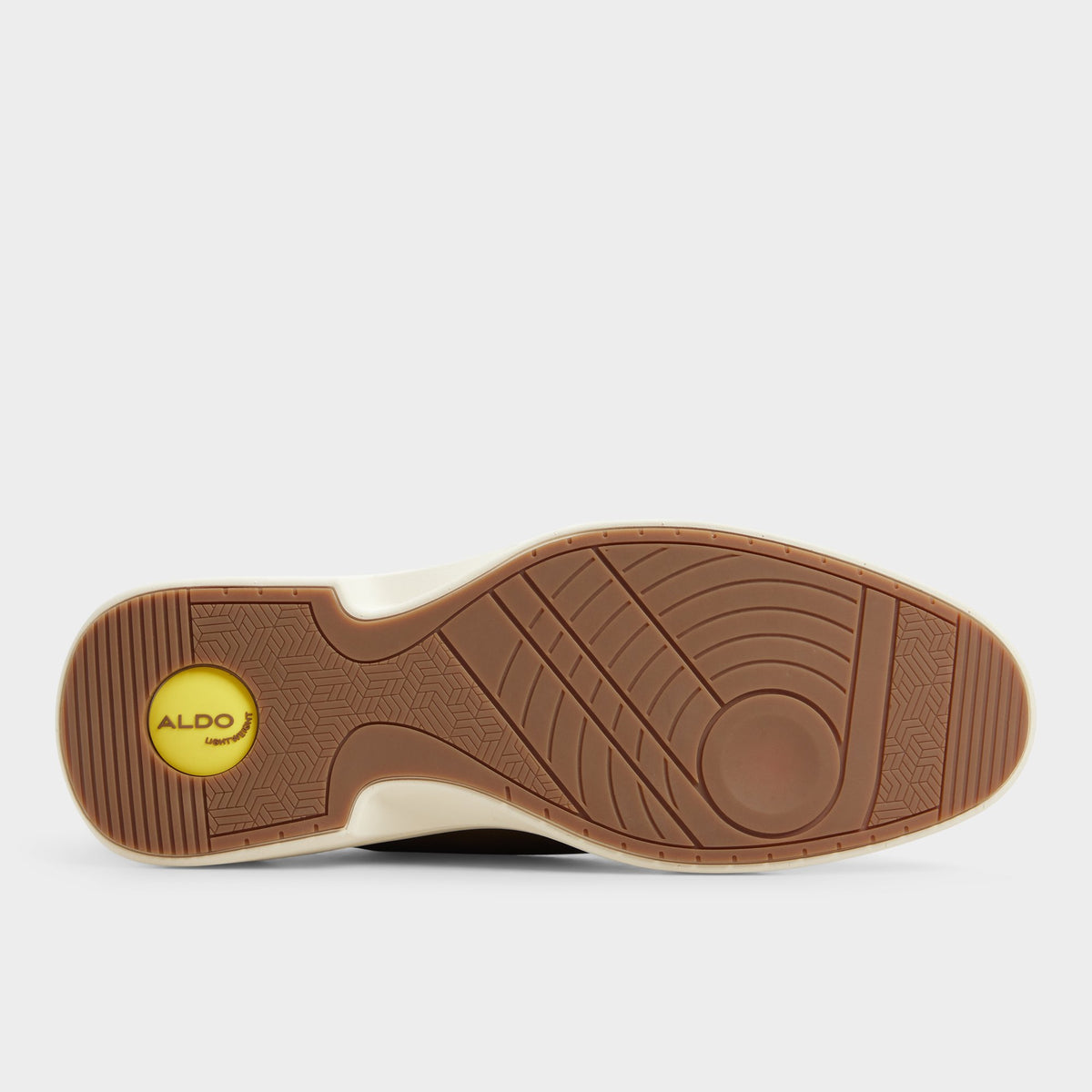 View of Taupe Eller Oxford shoe's sole