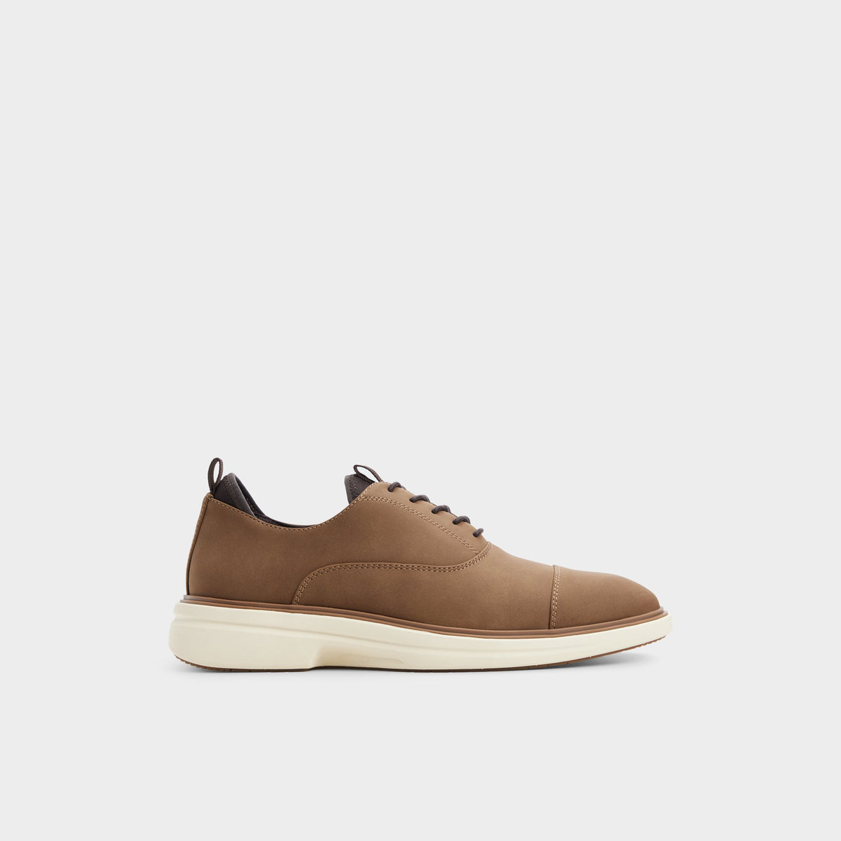 Main View of Taupe Eller Oxford shoe for Mens