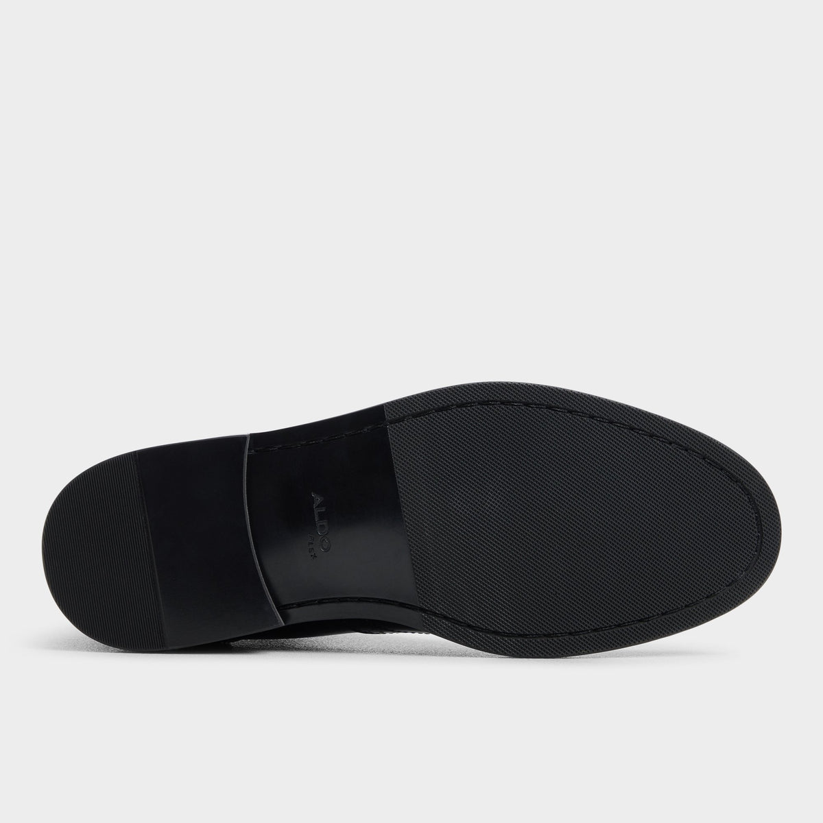 View of Black Holtz Chelsea boot's sole