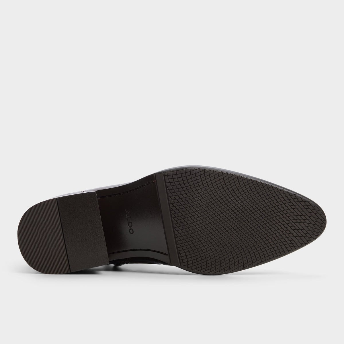 View of Dark brown Jule Ankle boot's sole