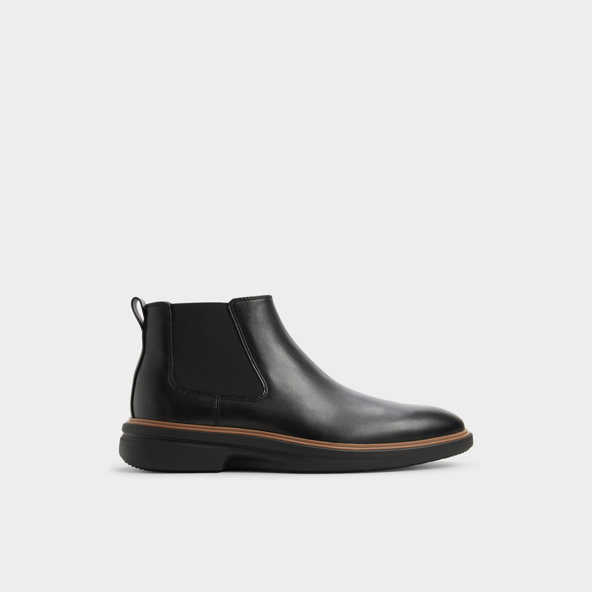 Main View of Black Pete Chelsea boot for Mens