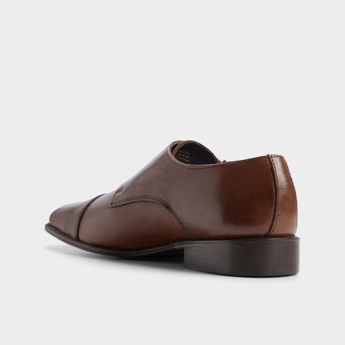Side view of Tan Jacques Monkstrap