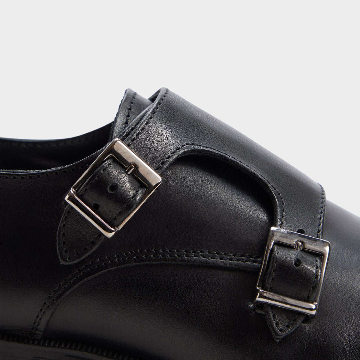 Close-up of the Black Jacques Monkstrap