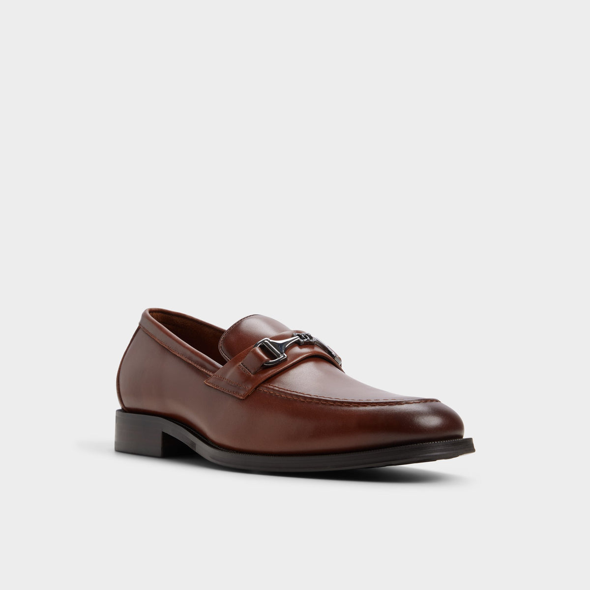 Three-quarter angle of Tan Antonino Loafer's front side