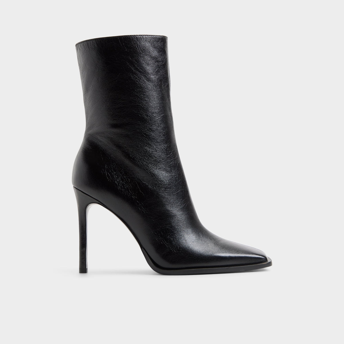 Main View of Black Nara Stiletto heel ankle boot for Womens