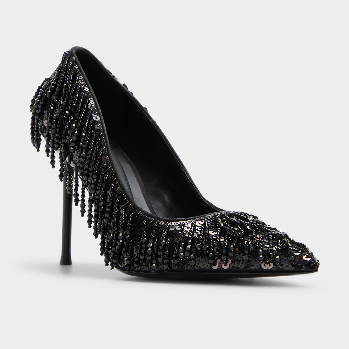 Three-quarter angle of Black Staria Pump's back side