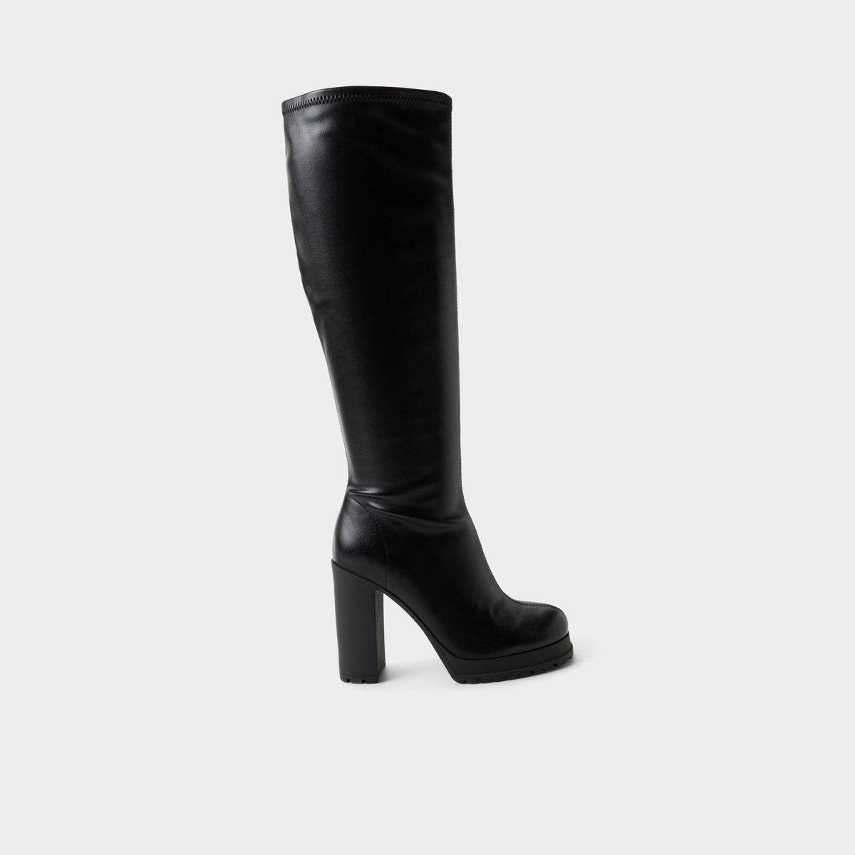 Main View of Black Boldette-wc Wide calf knee-high boot for Womens