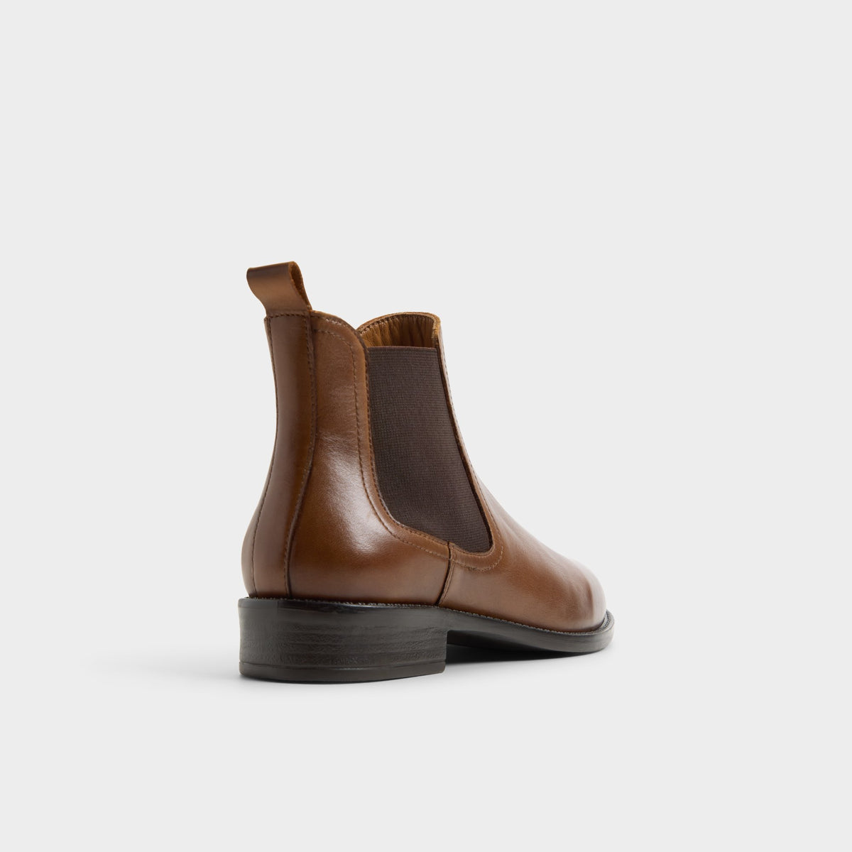 Three-quarter angle of Other brown Wiconoe Block heel Chelsea boot's back side