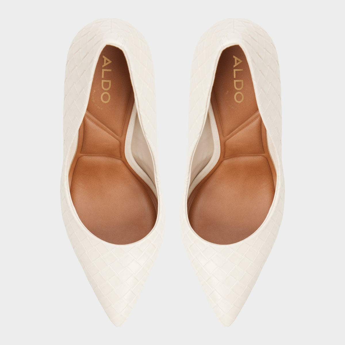 Top-down view of the Open white Stessy2.0 Pump