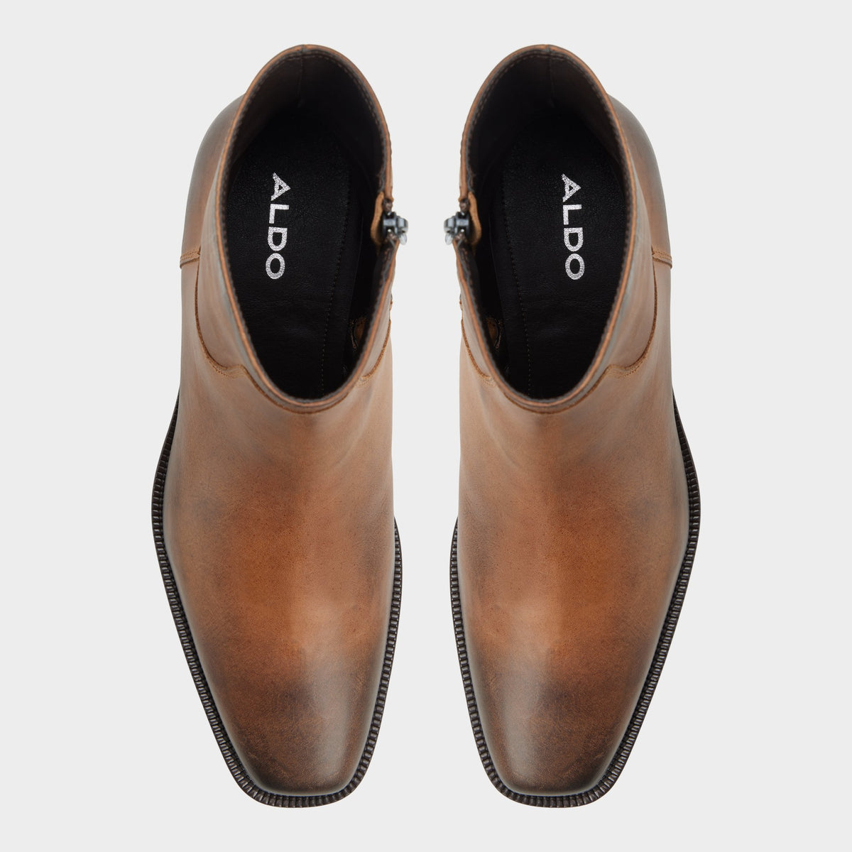 Top-down view of the Brown Renald Ankle boot