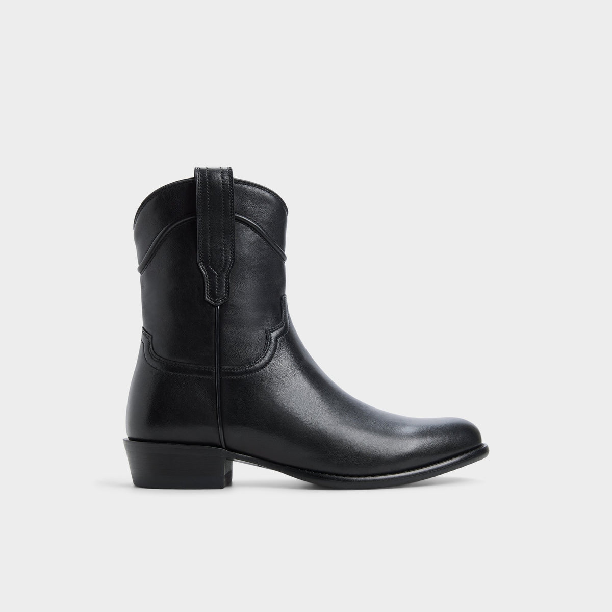 Main View of Black Wylie Western boot for Mens