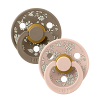 BIBS x LIBERTY Colour 2 Pack Capel - Blush Mix - BIBS