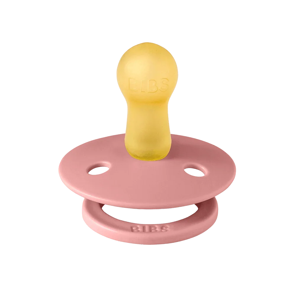 Colour Pacifiers 2 Pack - Dusty Pink/Coral
