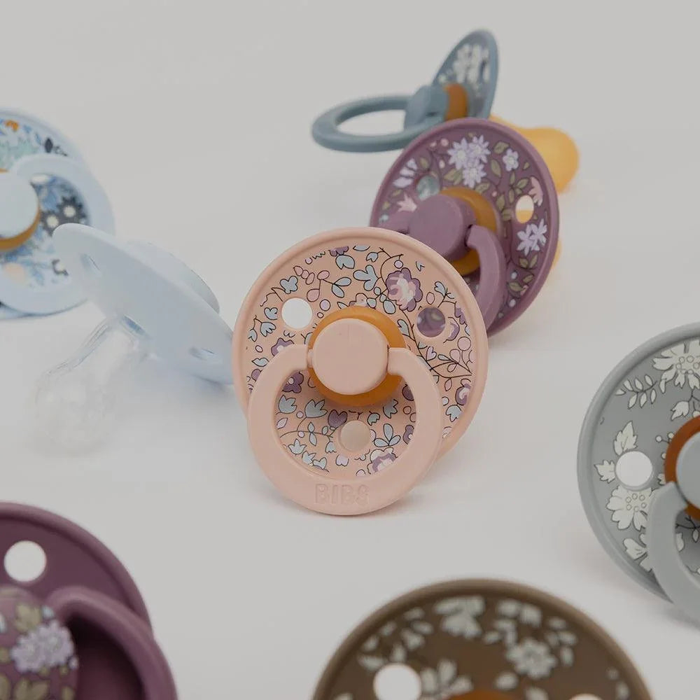 BIBS x LIBERTY Colour Pacifiers 2 Pack Eloise - Blush Mix